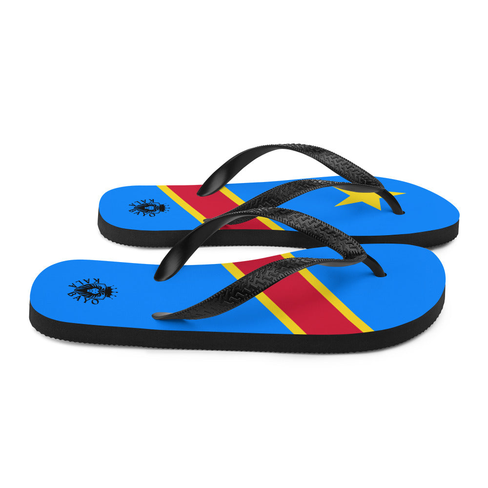 Democratic Republic of the Congo Unisex Flip-Flops