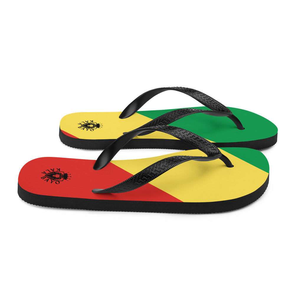 Republic of the Congo Unisex Flip-Flops