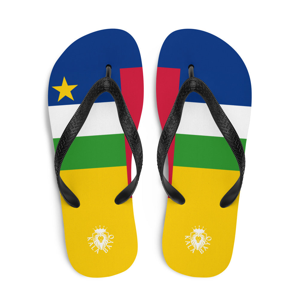 Central African Republic Unisex Flip-Flops