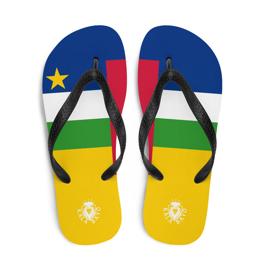 Central African Republic Unisex Flip-Flops