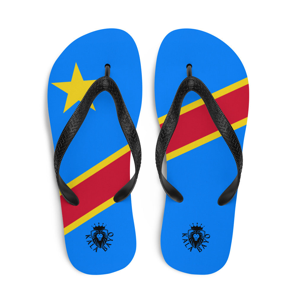 Democratic Republic of the Congo Unisex Flip-Flops
