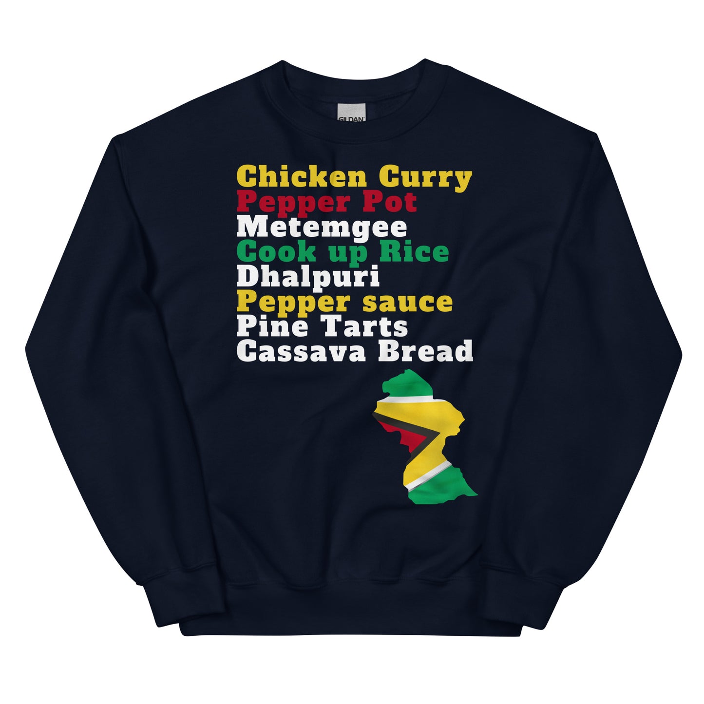 Guyanese Foods Unisex Sweatshirt