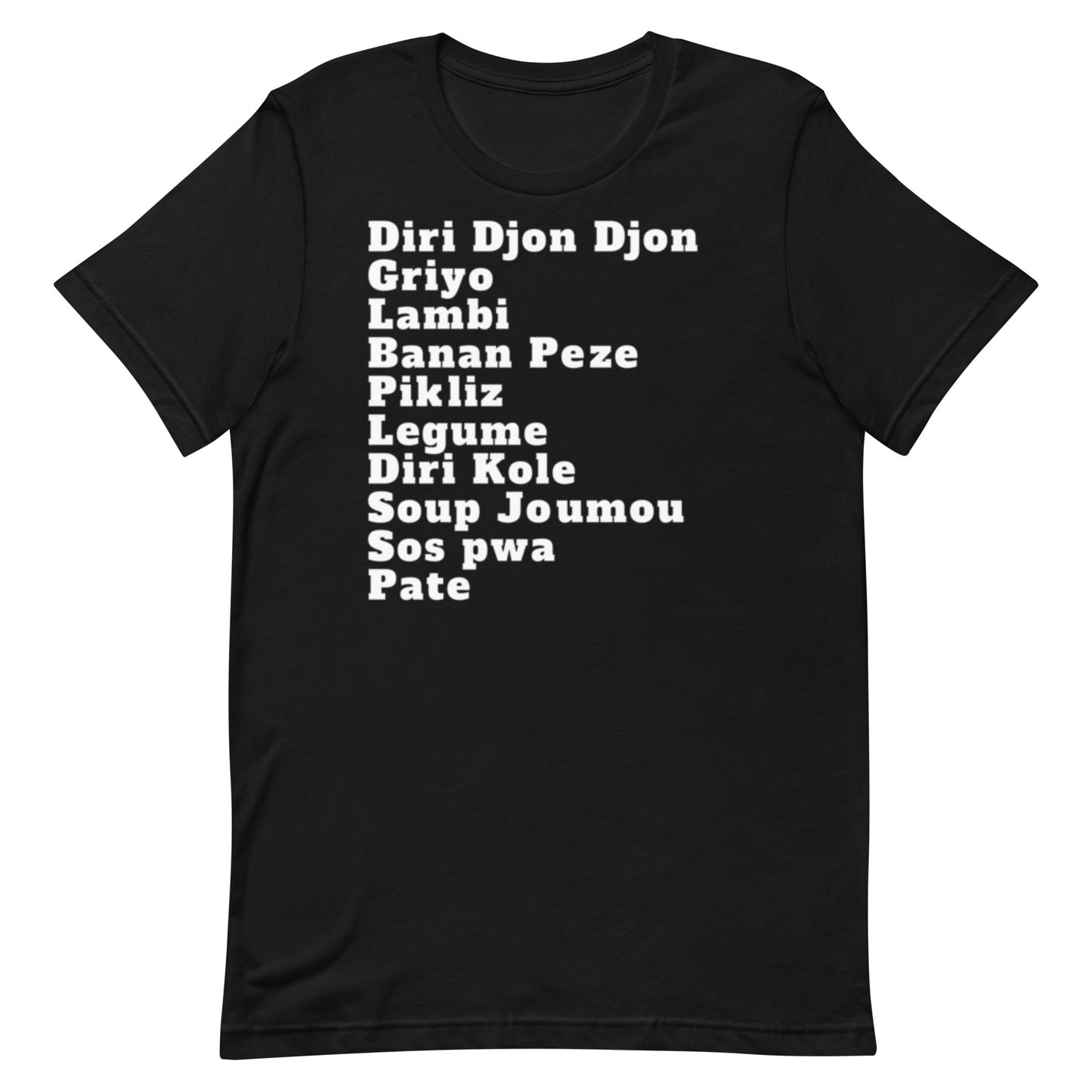 Haitian Foods Unisex T-shirt