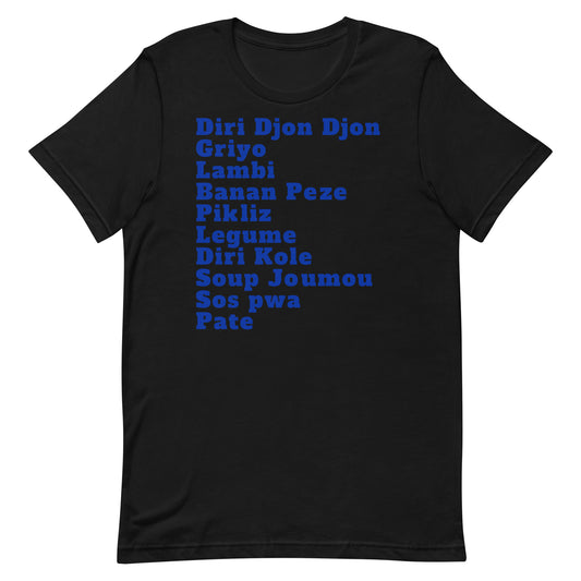 Haitian Foods Unisex T-shirt