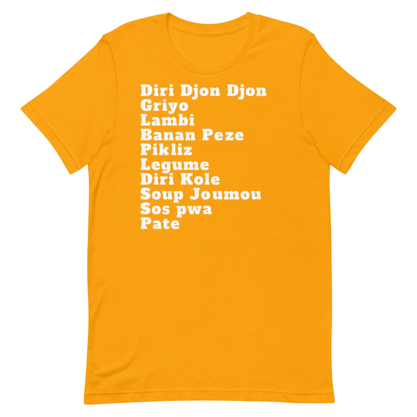 Haitian Foods Unisex T-shirt