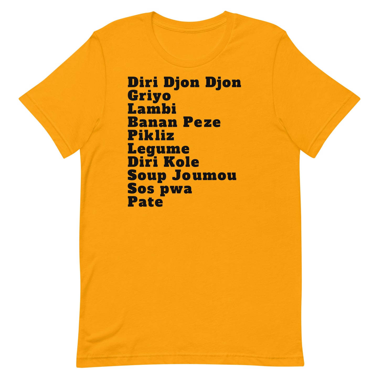 Haitian Foods Unisex T-shirt