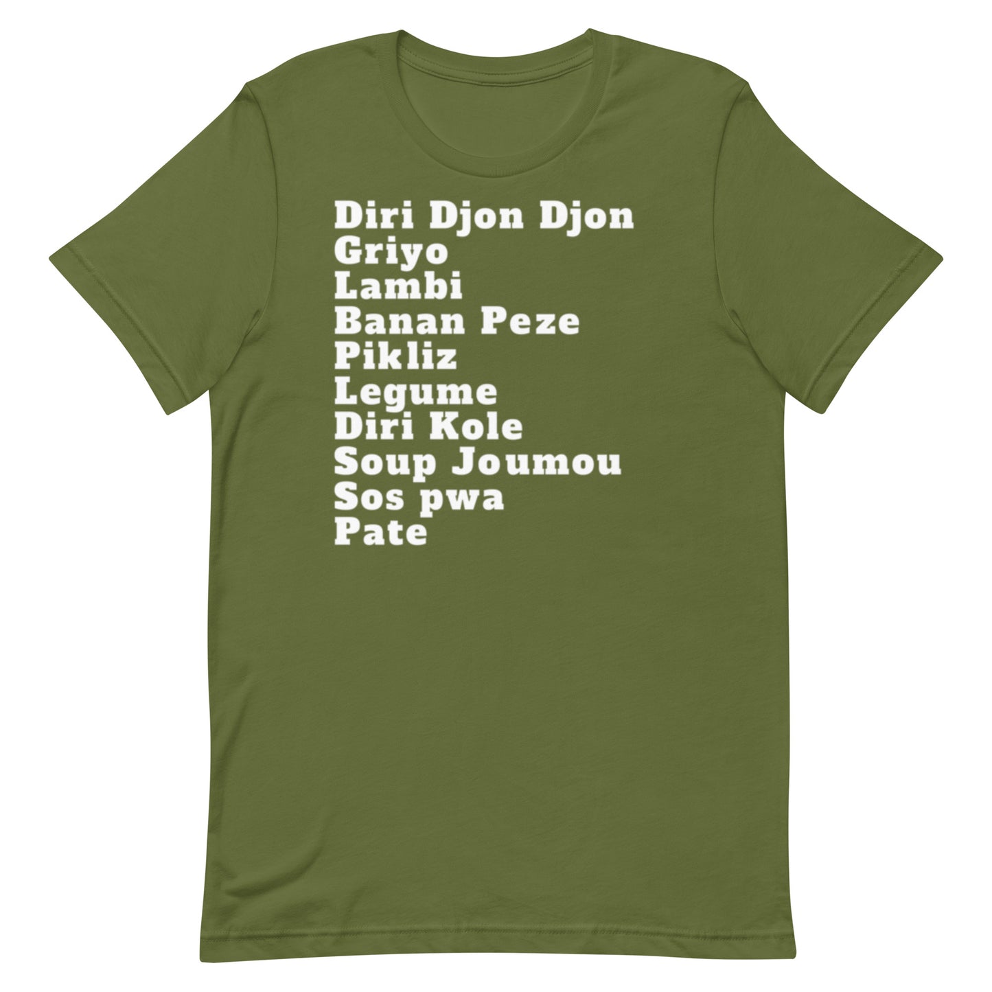 Haitian Foods Unisex T-shirt