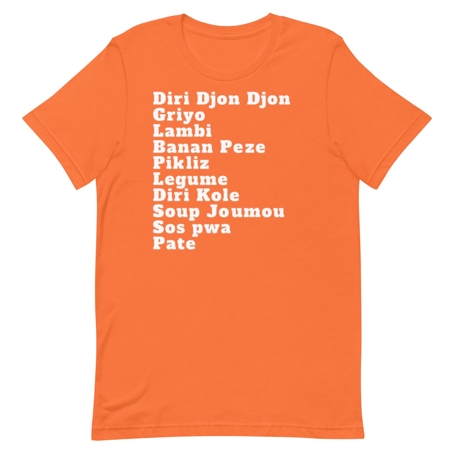 Haitian Foods Unisex T-shirt
