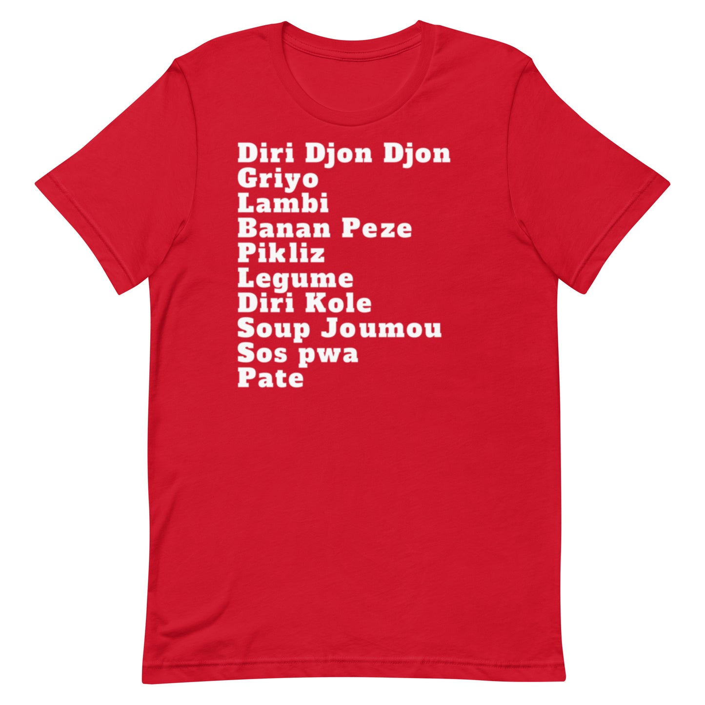 Haitian Foods Unisex T-shirt