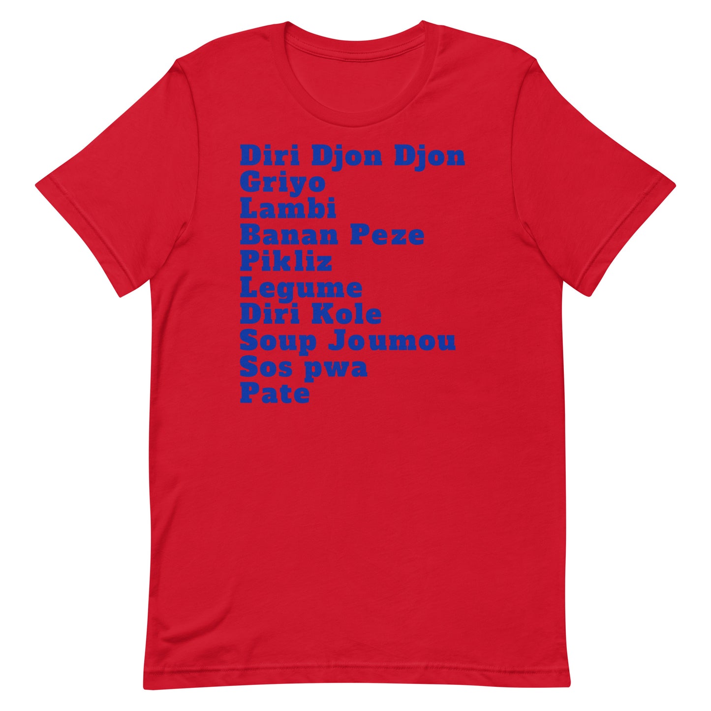 Haitian Foods Unisex T-shirt