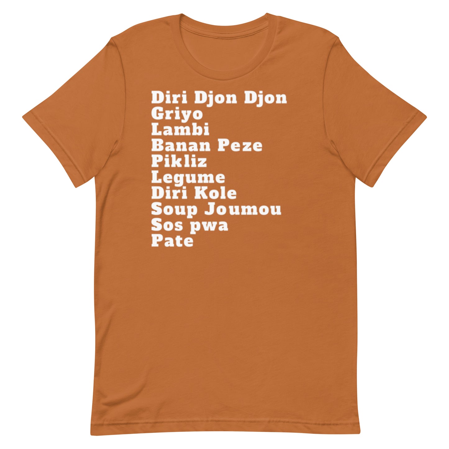 Haitian Foods Unisex T-shirt