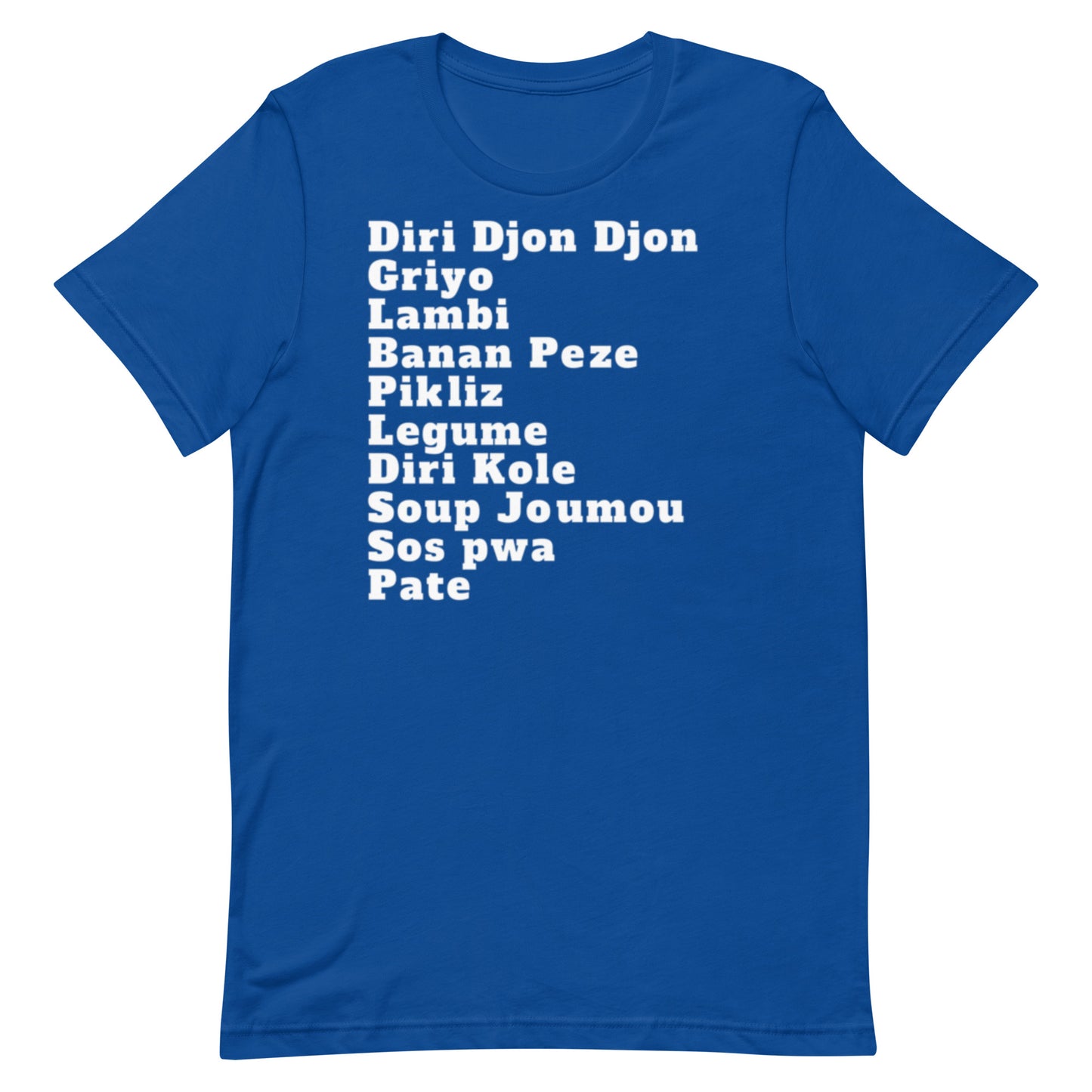 Haitian Foods Unisex T-shirt