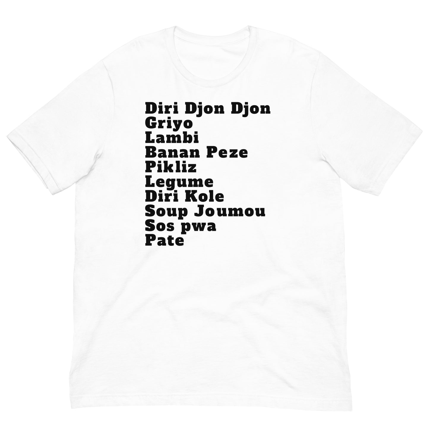 Haitian Foods Unisex T-shirt