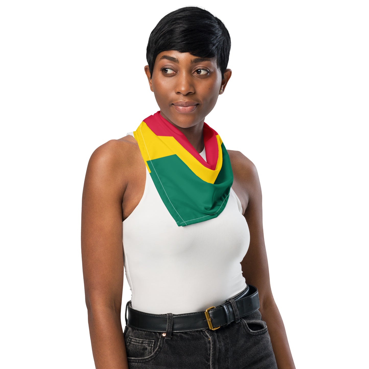 Togo Flag Bandana – African Festival, Carnival & Cultural Wear