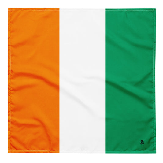 Ivory Coast, Côte d'Ivoire Flag Bandana – African Festival, Carnival & Cultural Wear