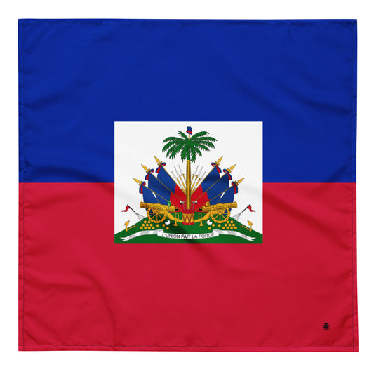 Haiti Flag Bandana – Caribbean Festival, Carnival & Cultural Wear