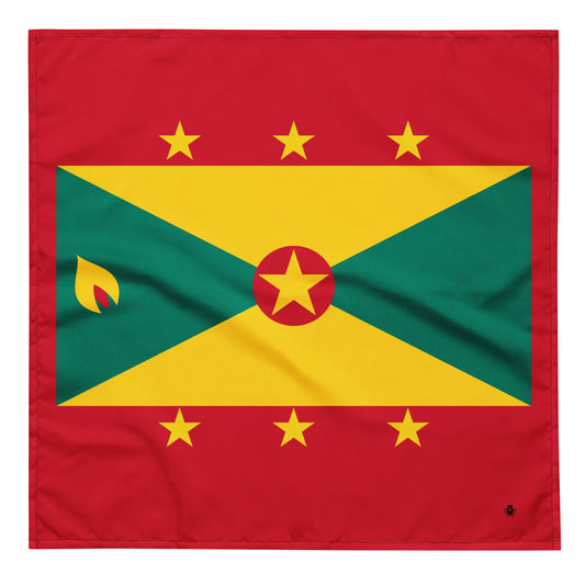 Grenada Flag Bandana – Caribbean Festival, Carnival & Cultural Wear