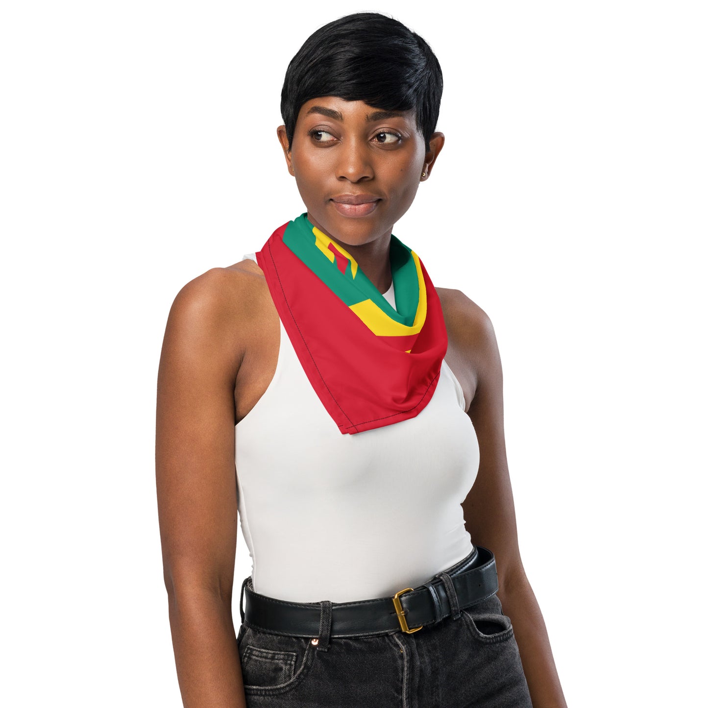 Grenada Flag Bandana – Caribbean Festival, Carnival & Cultural Wear