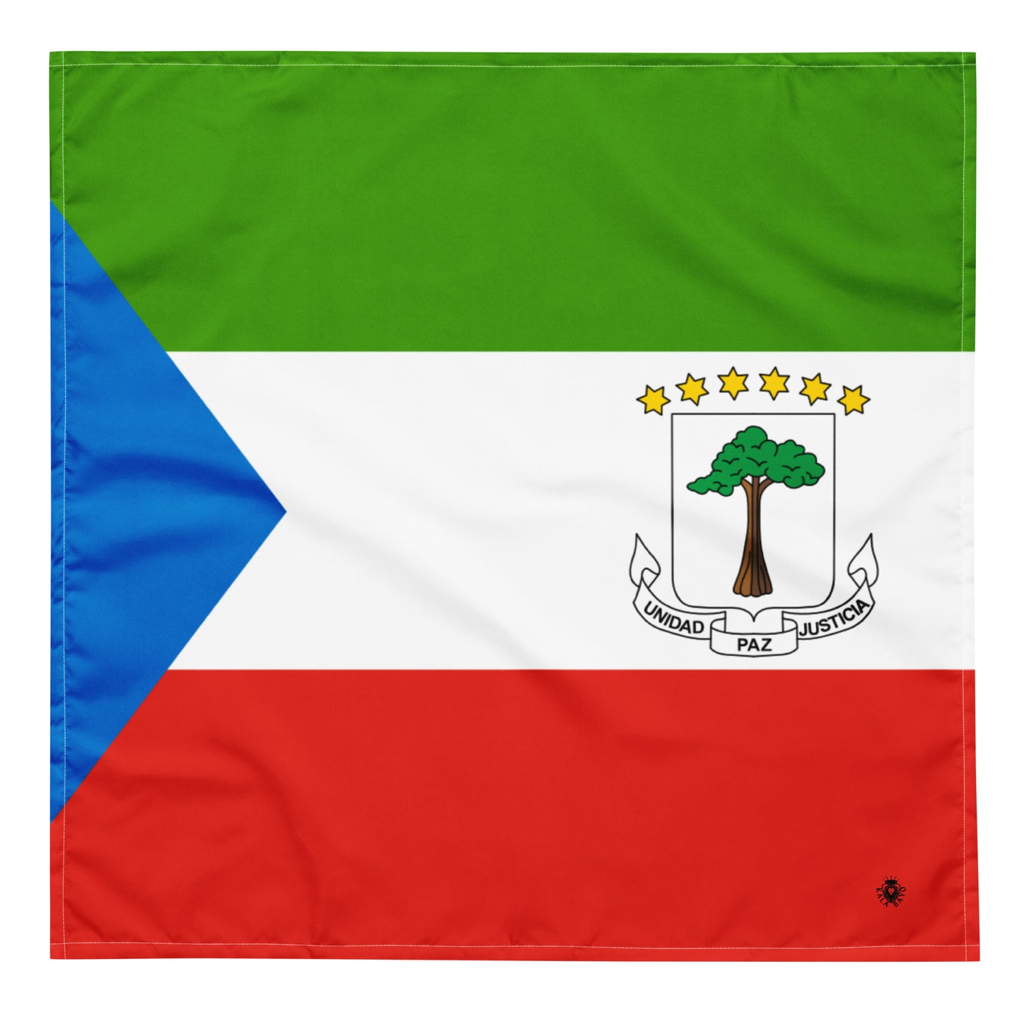 Equatorial Guinea Flag Bandana – African Festival, Carnival & Cultural Wear