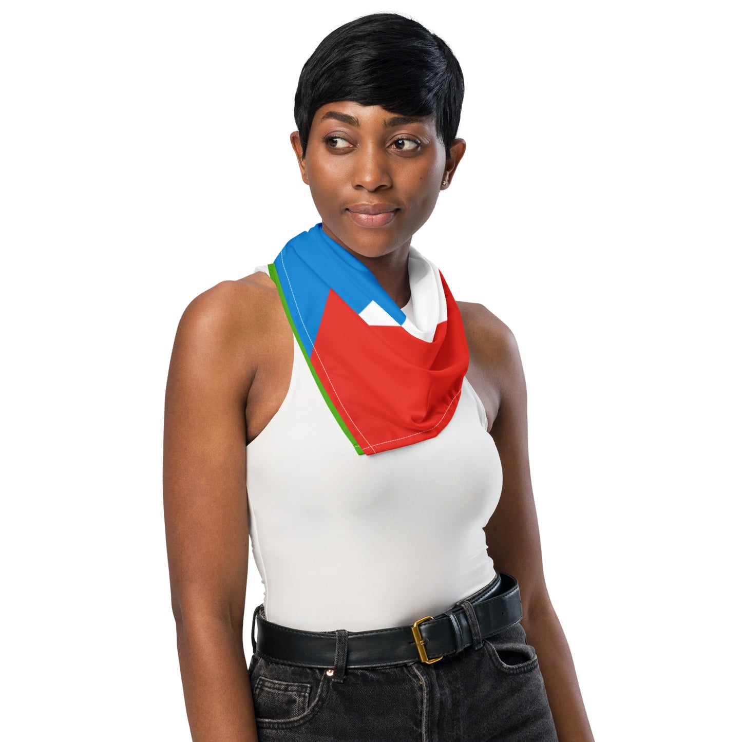 Equatorial Guinea Flag Bandana – African Festival, Carnival & Cultural Wear