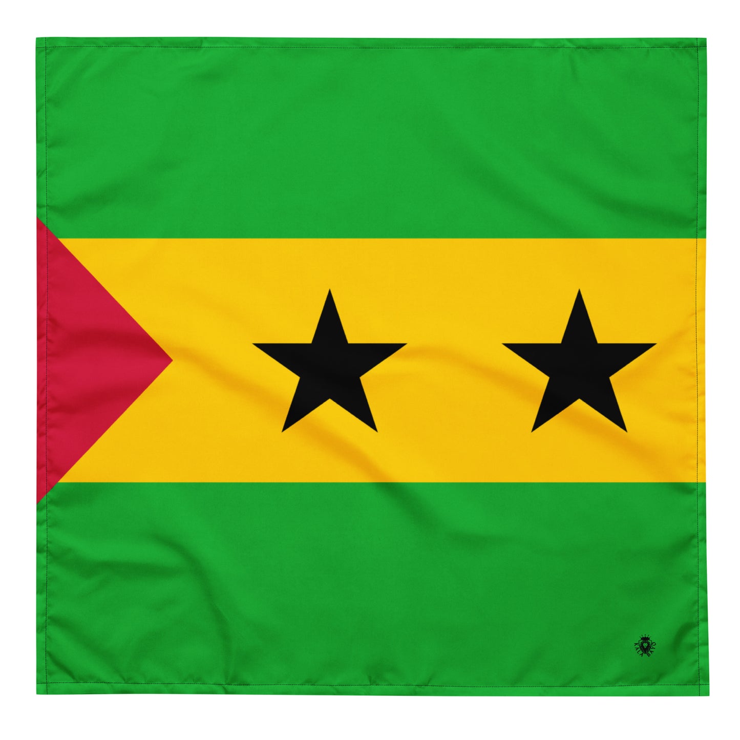 São Tomé and Príncipe Flag Bandana – African Festival, Carnival & Cultural Wear