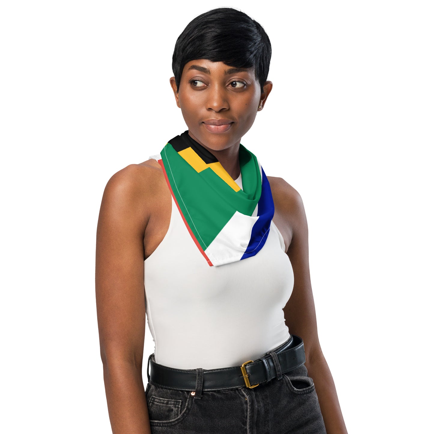 South Africa Flag Bandana – African Festival, Carnival & Cultural Wear