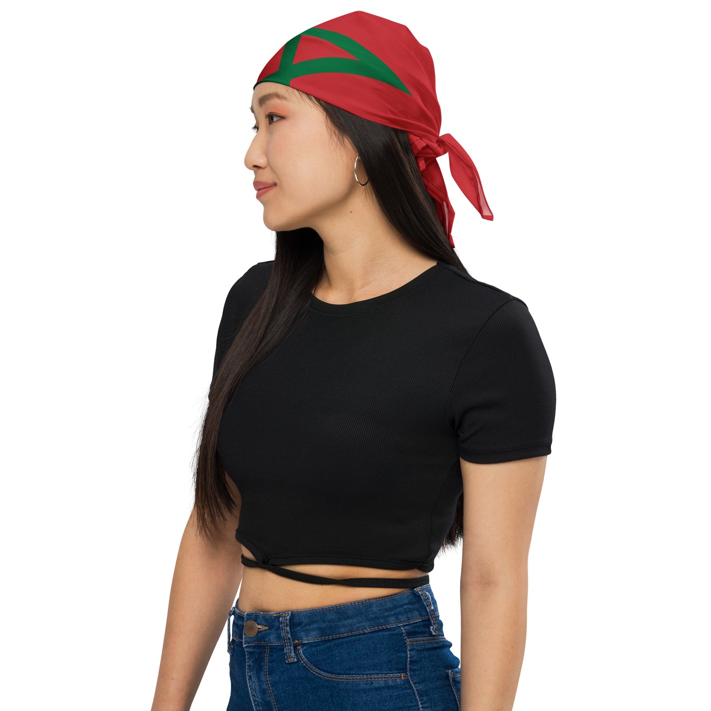 Morocco Flag Bandana – African Festival, Carnival & Cultural Wear