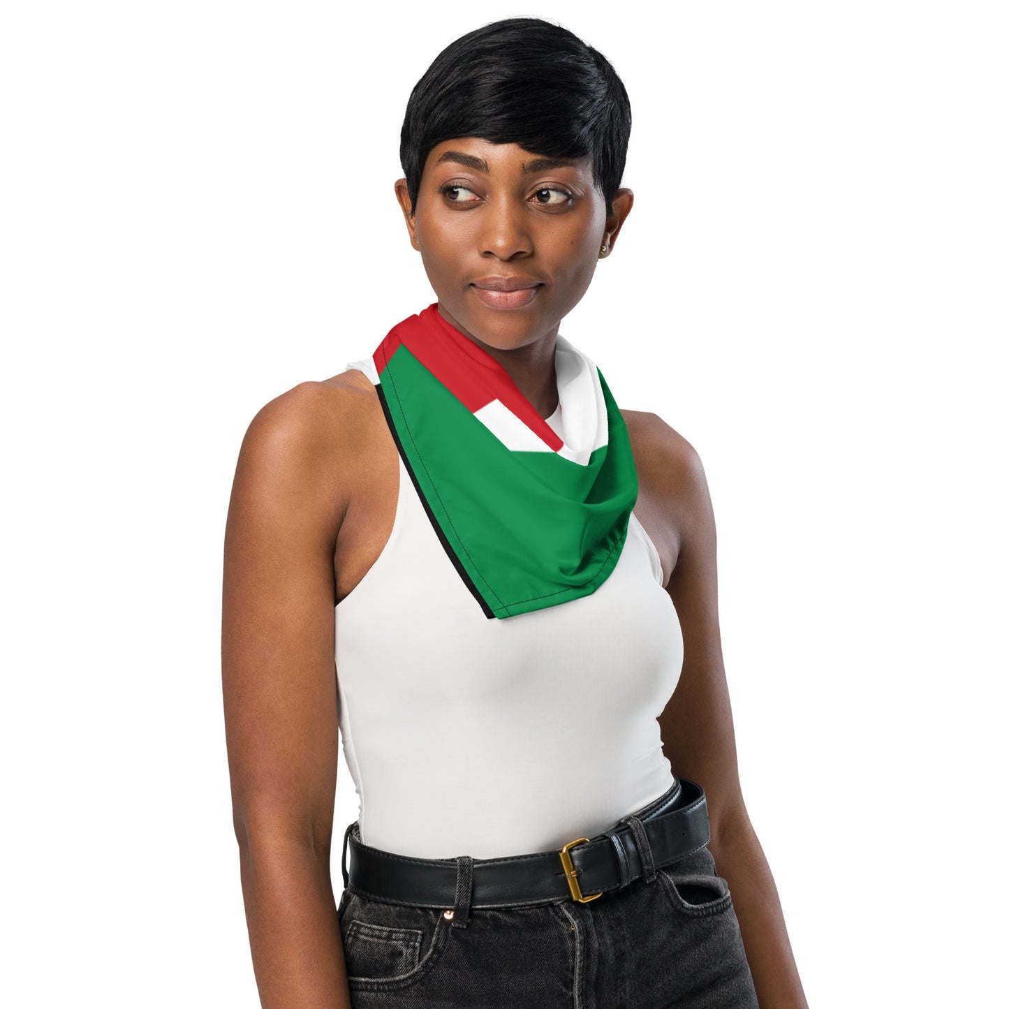 Sahrawi Arab Democratic Republic Flag Bandana – African Festival, Carnival & Cultural Wear