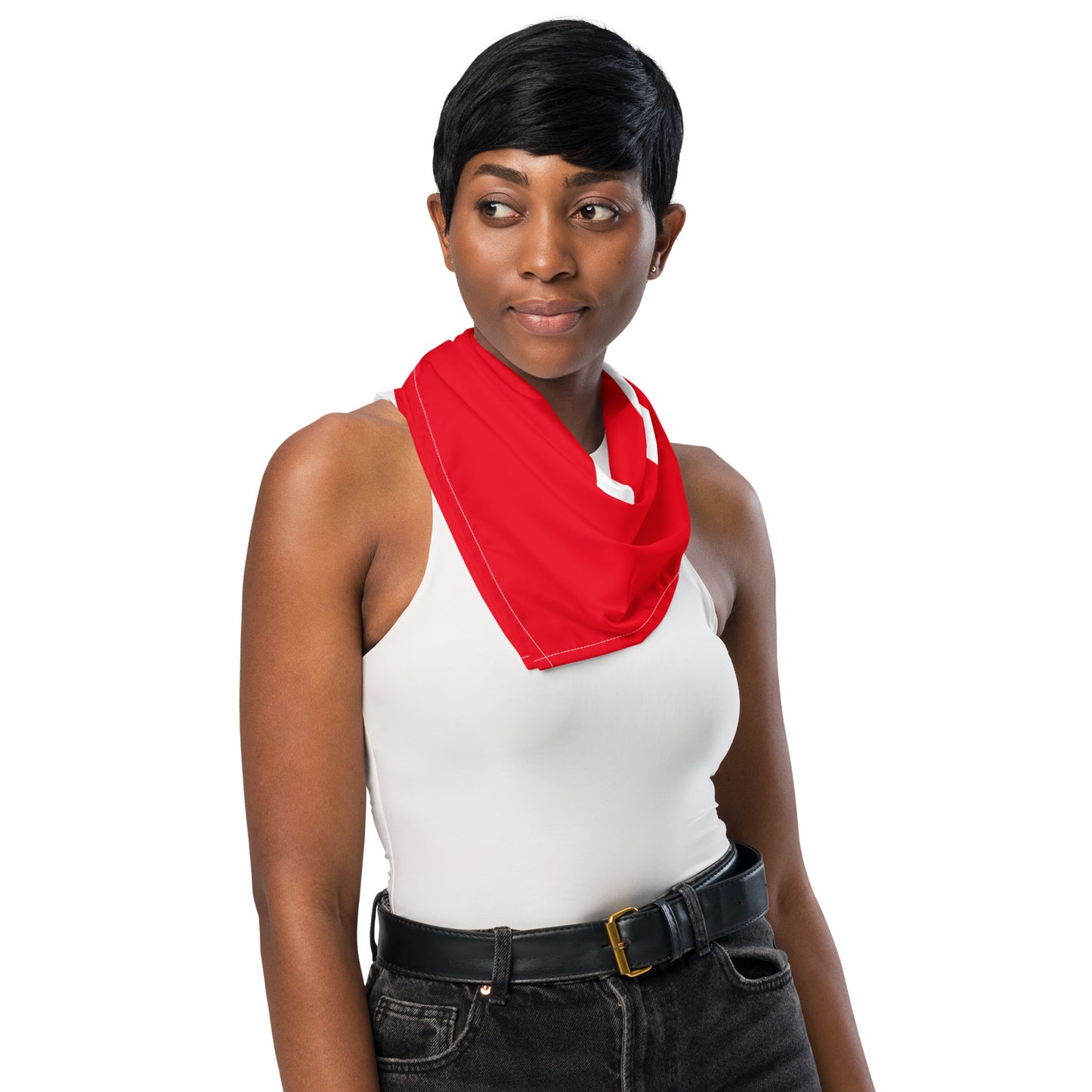 Tunisia Flag Bandana – African Festival, Carnival & Cultural Wear