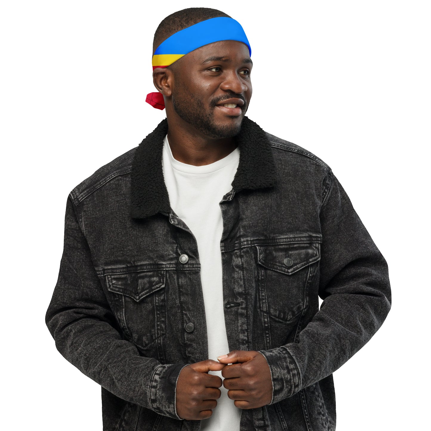 Democratic Republic of the Congo (DRC) Flag Bandana – African Festival, Carnival & Cultural Wear