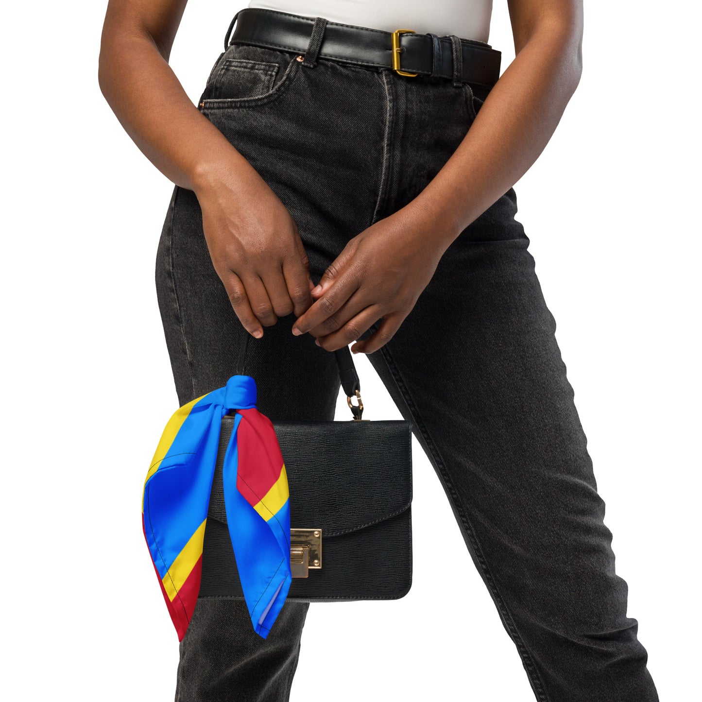 Democratic Republic of the Congo (DRC) Flag Bandana – African Festival, Carnival & Cultural Wear