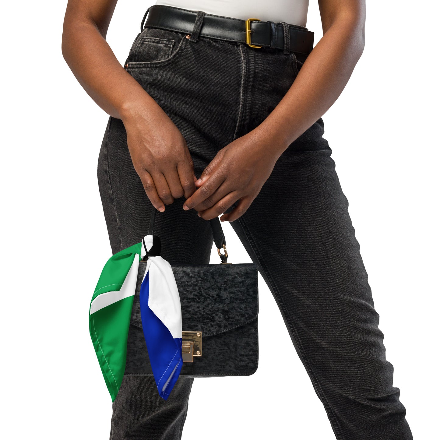 Lesotho Flag Bandana – African Festival, Carnival & Cultural Wear