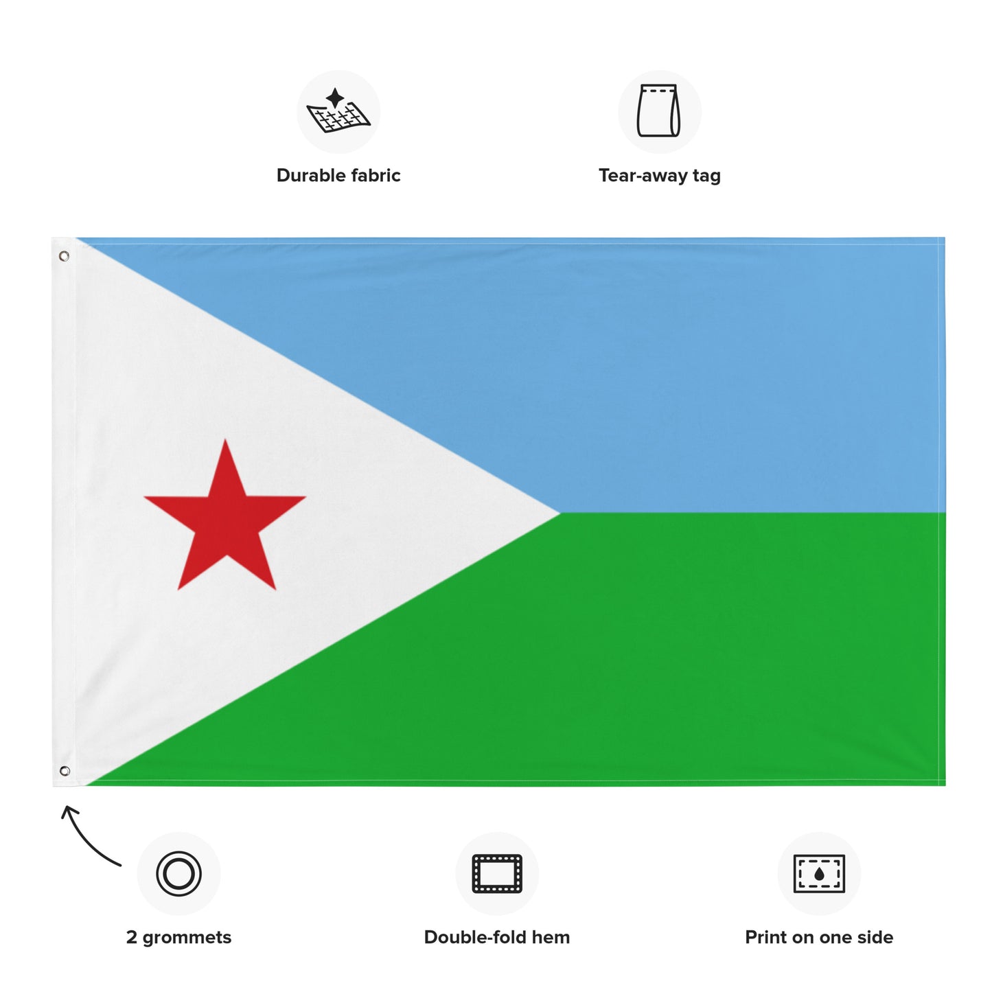 Djibouti Flag