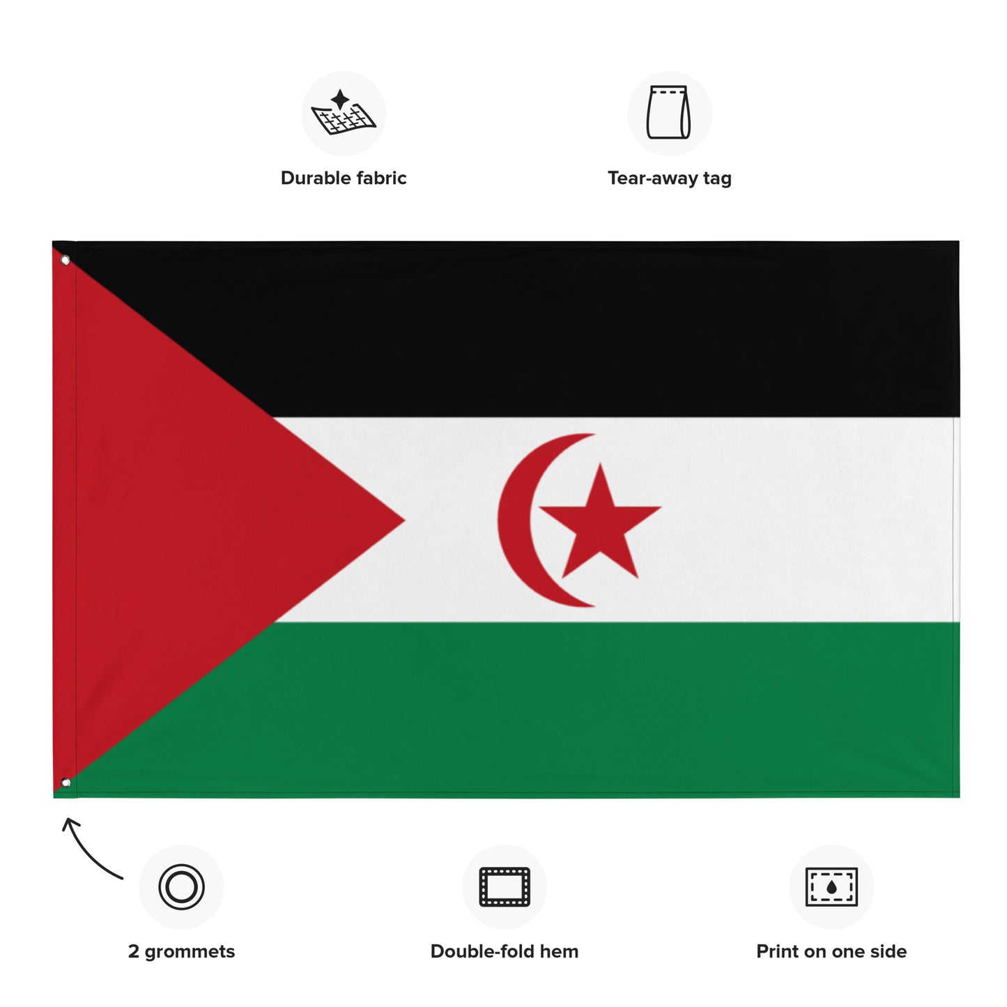 Sahrawi Arab Democratic Republic Flag