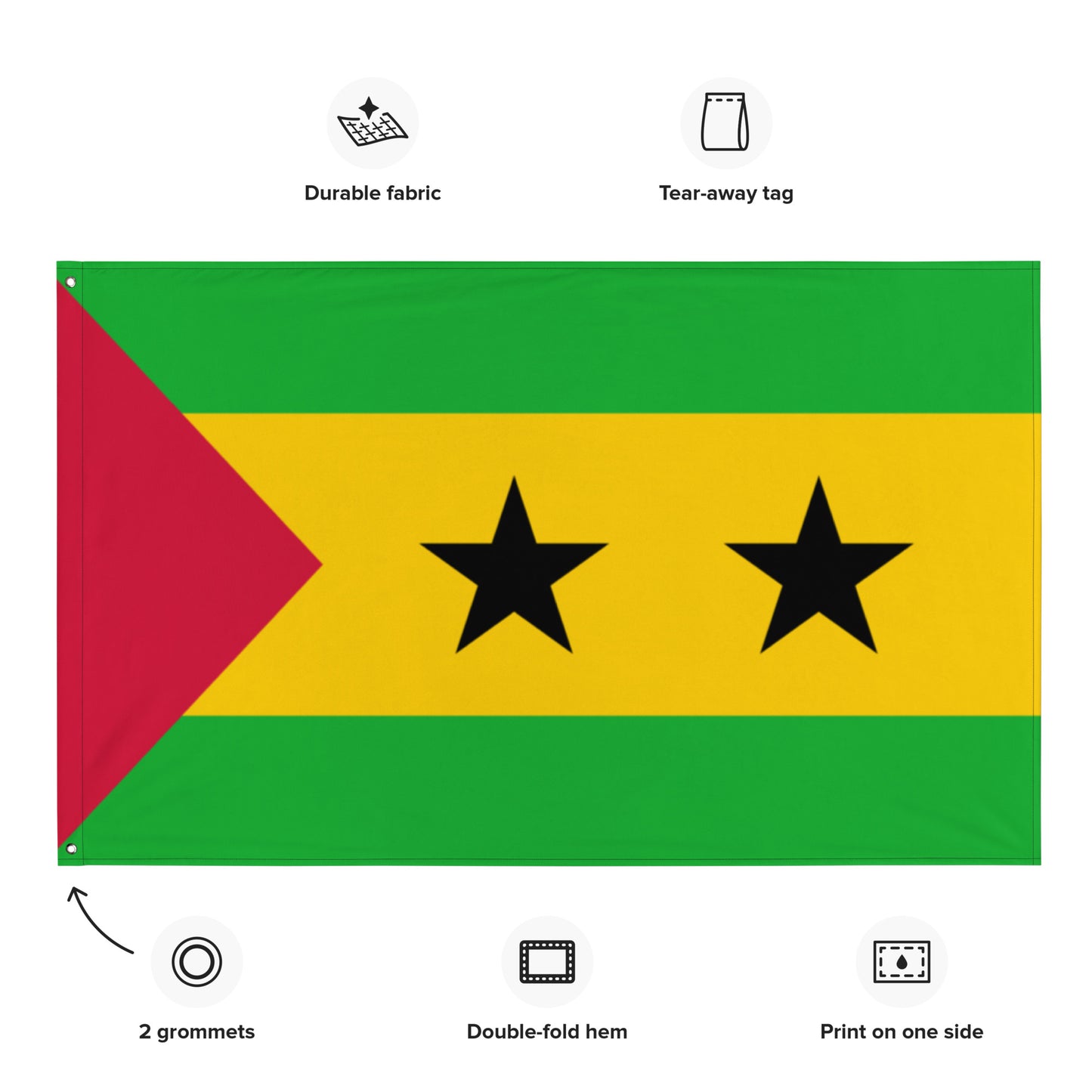 São Tomé and Príncipe Flag