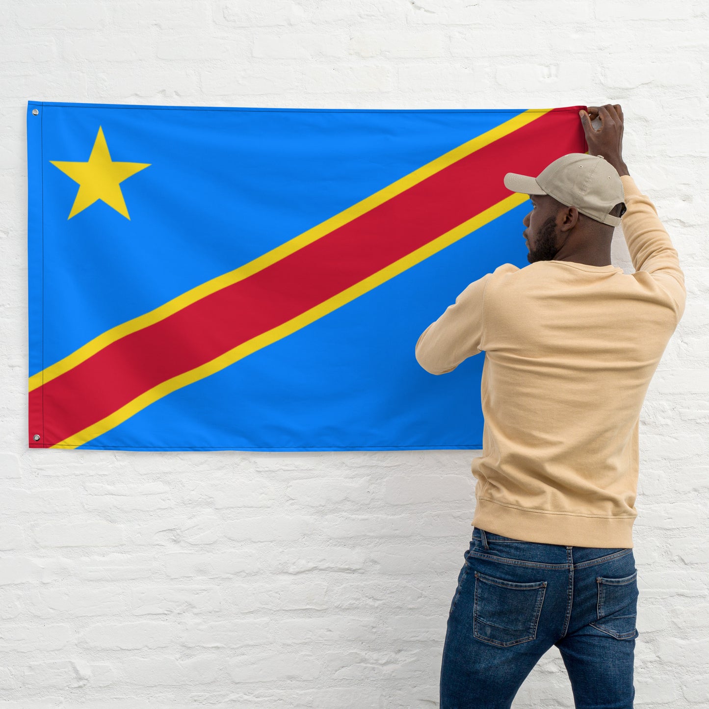 Democratic Republic of the Congo Flag