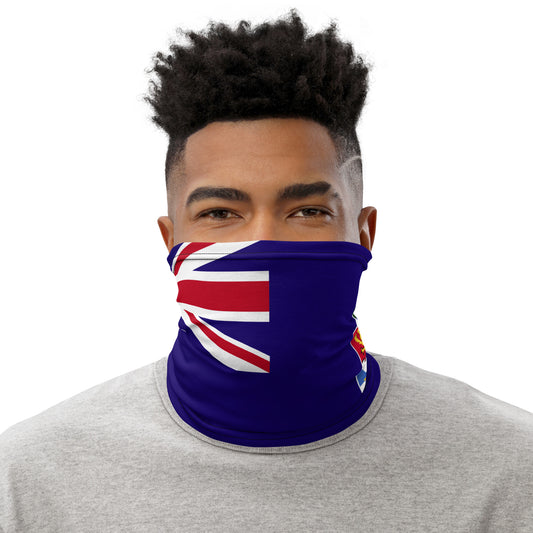 Cayman Islands Neck Gaiter – Caribbean Multi-Use Face Cover, Head Wrap & Bandana