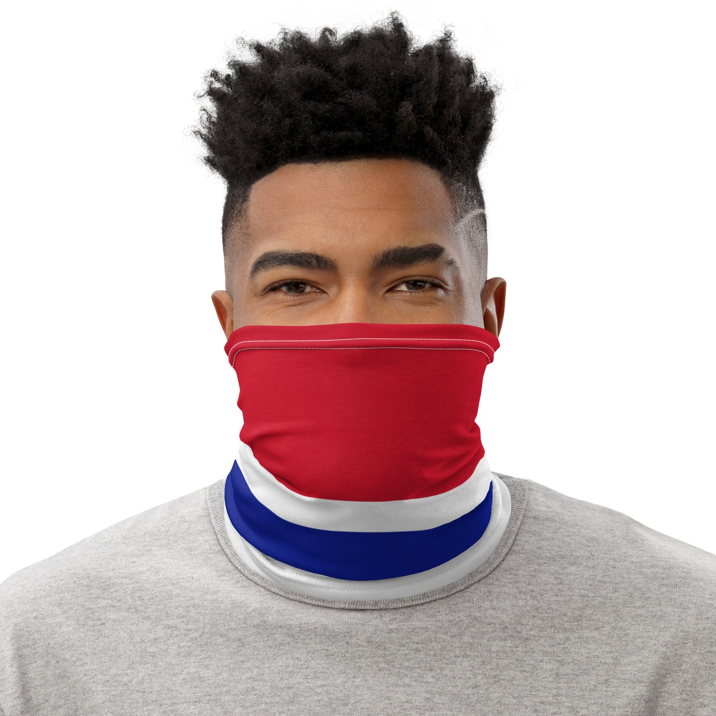 The Gambia Flag Neck Gaiter – African Multi-Use Face Cover, Head Wrap & Bandana