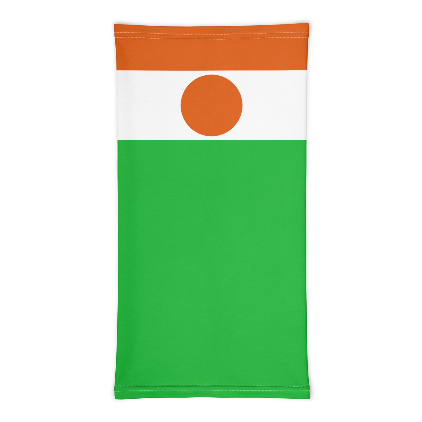 Niger Flag Neck Gaiter – African Multi-Use Face Cover, Head Wrap & Bandana