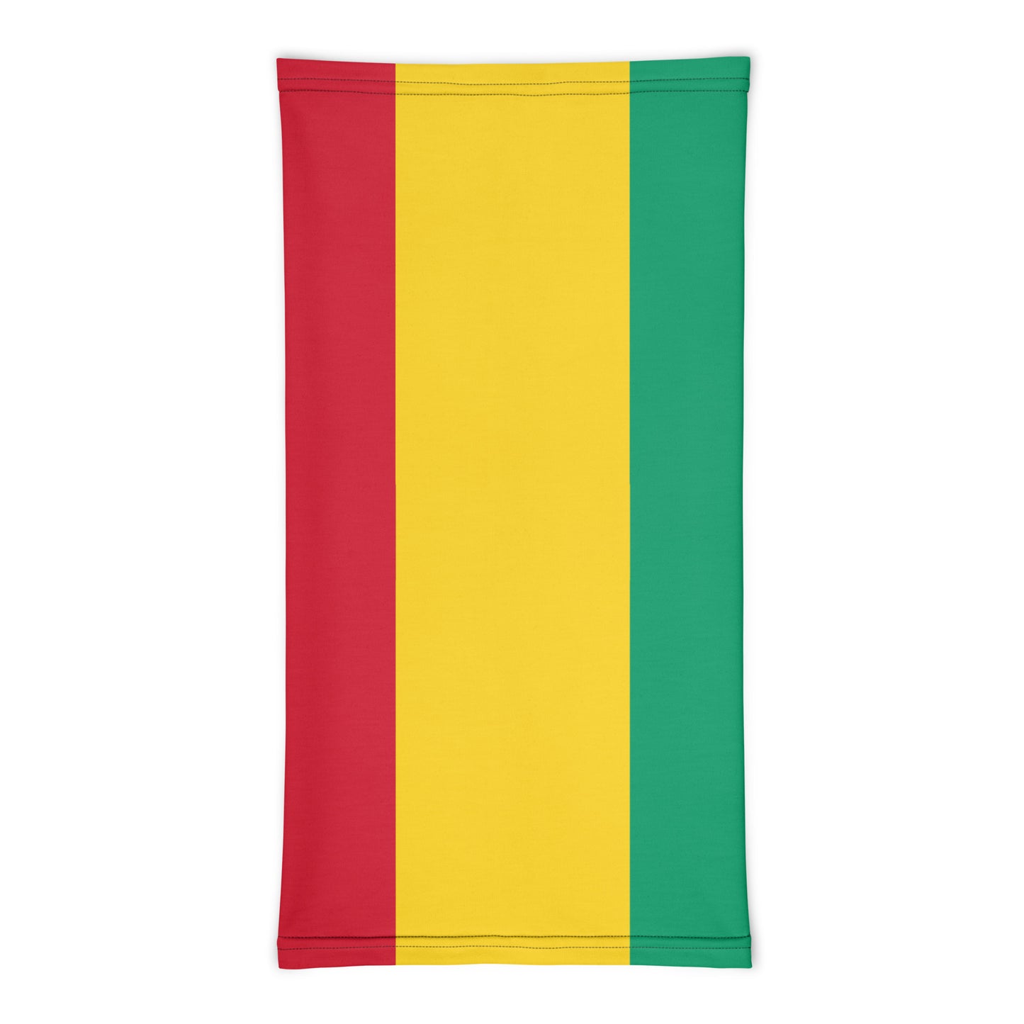 Guinea Flag Neck Gaiter – African Multi-Use Face Cover, Head Wrap & Bandana