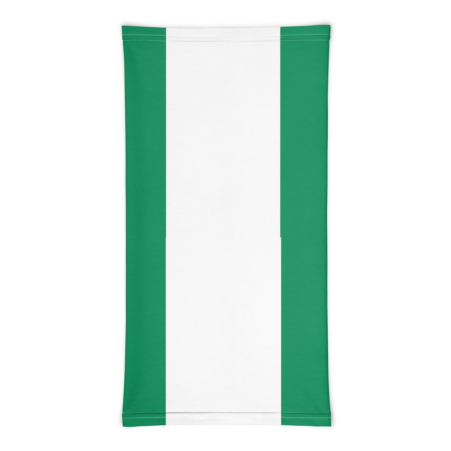 Nigeria Flag Neck Gaiter – African Multi-Use Face Cover, Head Wrap & Bandana