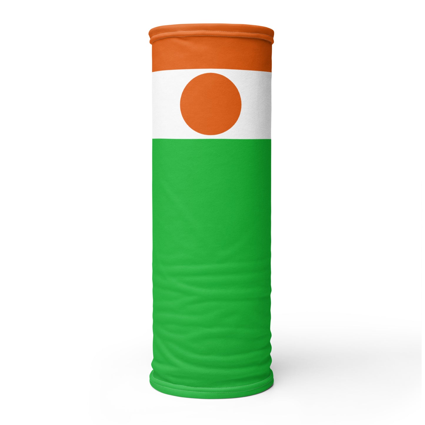 Niger Flag Neck Gaiter – African Multi-Use Face Cover, Head Wrap & Bandana