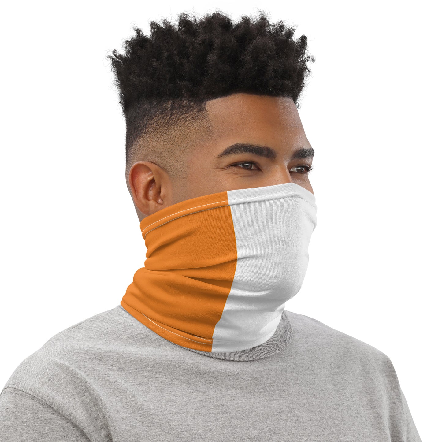 Ivory Coast, Côte d'Ivoire Flag Neck Gaiter – African Multi-Use Face Cover, Head Wrap & Bandana