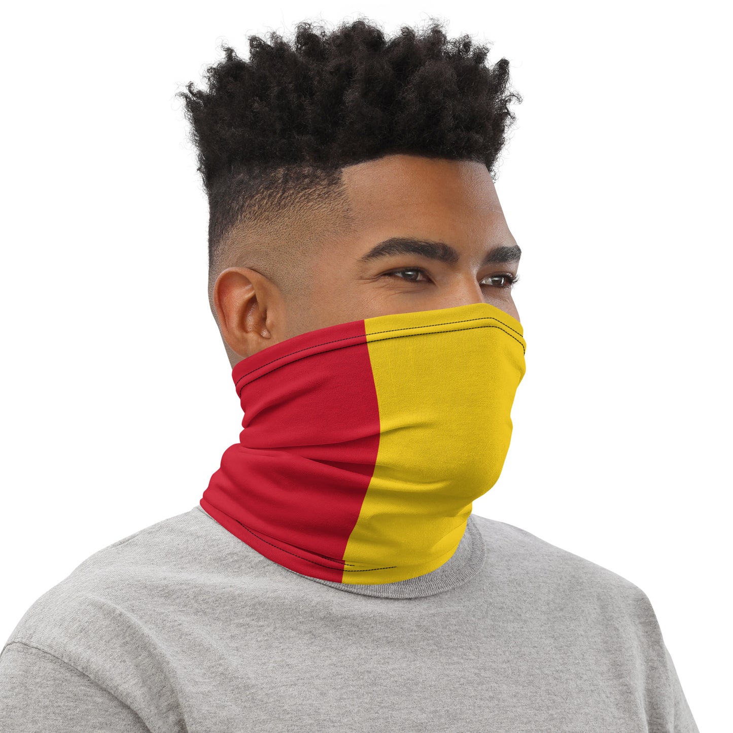 Guinea Flag Neck Gaiter – African Multi-Use Face Cover, Head Wrap & Bandana