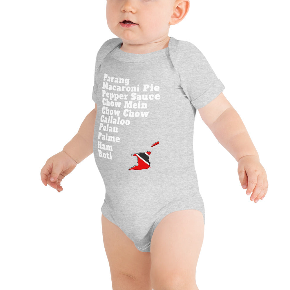 Trinidad and Tobago Holiday Baby Short Sleeve Bodysuit