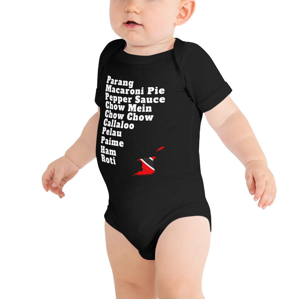 Trinidad and Tobago Holiday Baby Short Sleeve Bodysuit