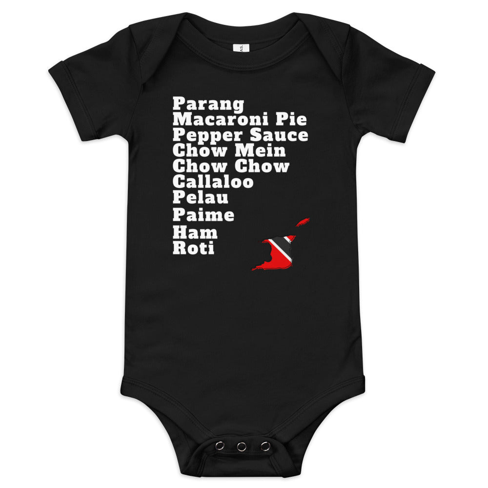 Trinidad and Tobago Holiday Baby Short Sleeve Bodysuit