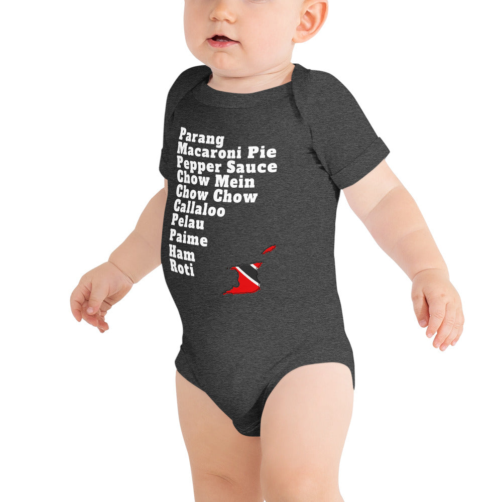 Trinidad and Tobago Holiday Baby Short Sleeve Bodysuit