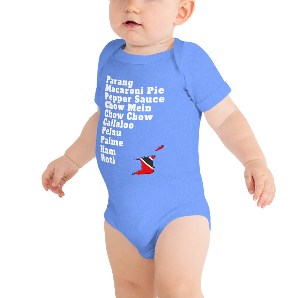 Trinidad and Tobago Holiday Baby Short Sleeve Bodysuit