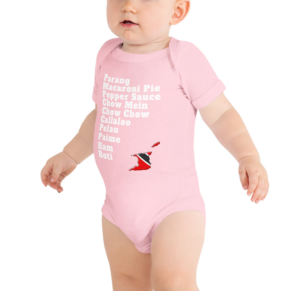 Trinidad and Tobago Holiday Baby Short Sleeve Bodysuit